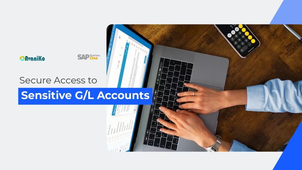 secure access to sensitive gl accounts